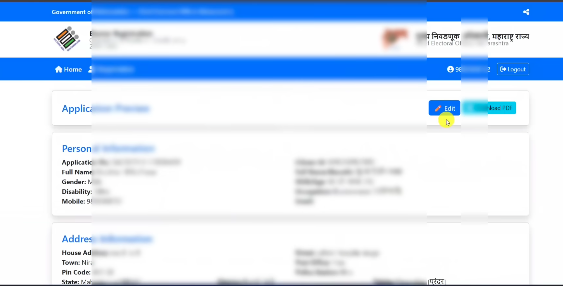 Graduate Voter Registration Online Maharashtra | Padvidhar Matdar Nondani