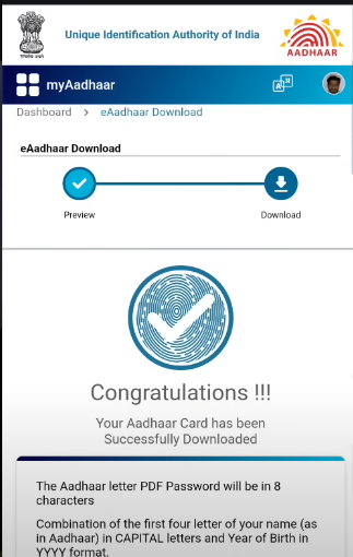 New Aadhar card, ration card, voter ID card online download