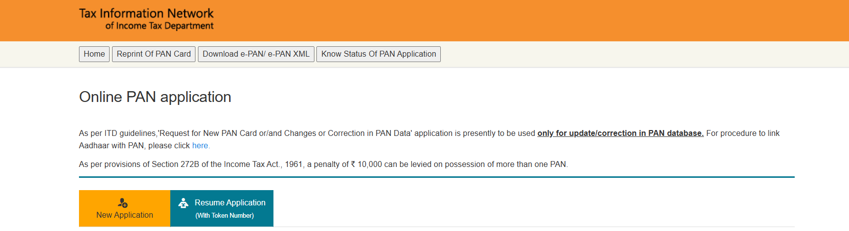 New Pan Card Apply Online | e pan card online apply | instant New PAN card online apply proteantech ।