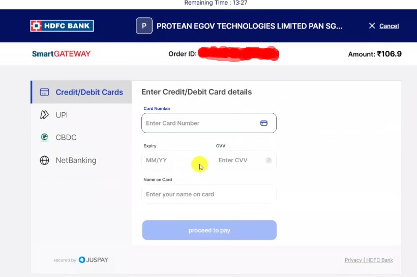 New Pan Card Apply Online | e pan card online apply | instant New PAN card online apply proteantech ।